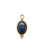Gemstone Oval Charm