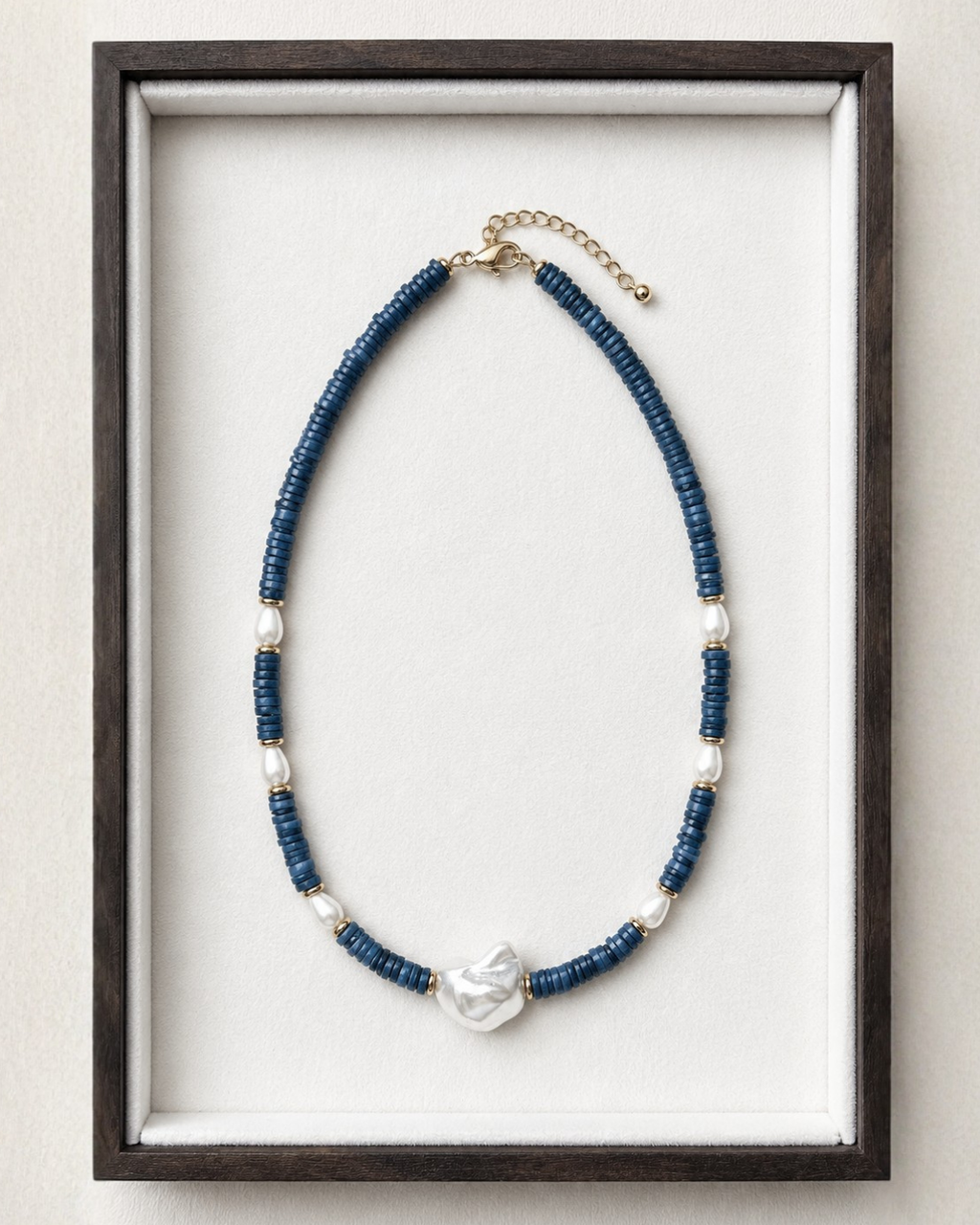 Aegean Pearl Beaded Necklace