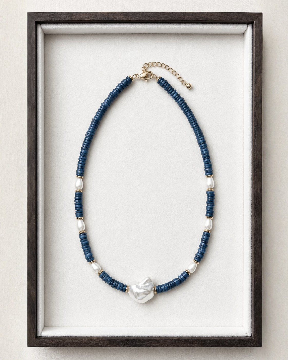 Aegean Pearl Beaded Necklace