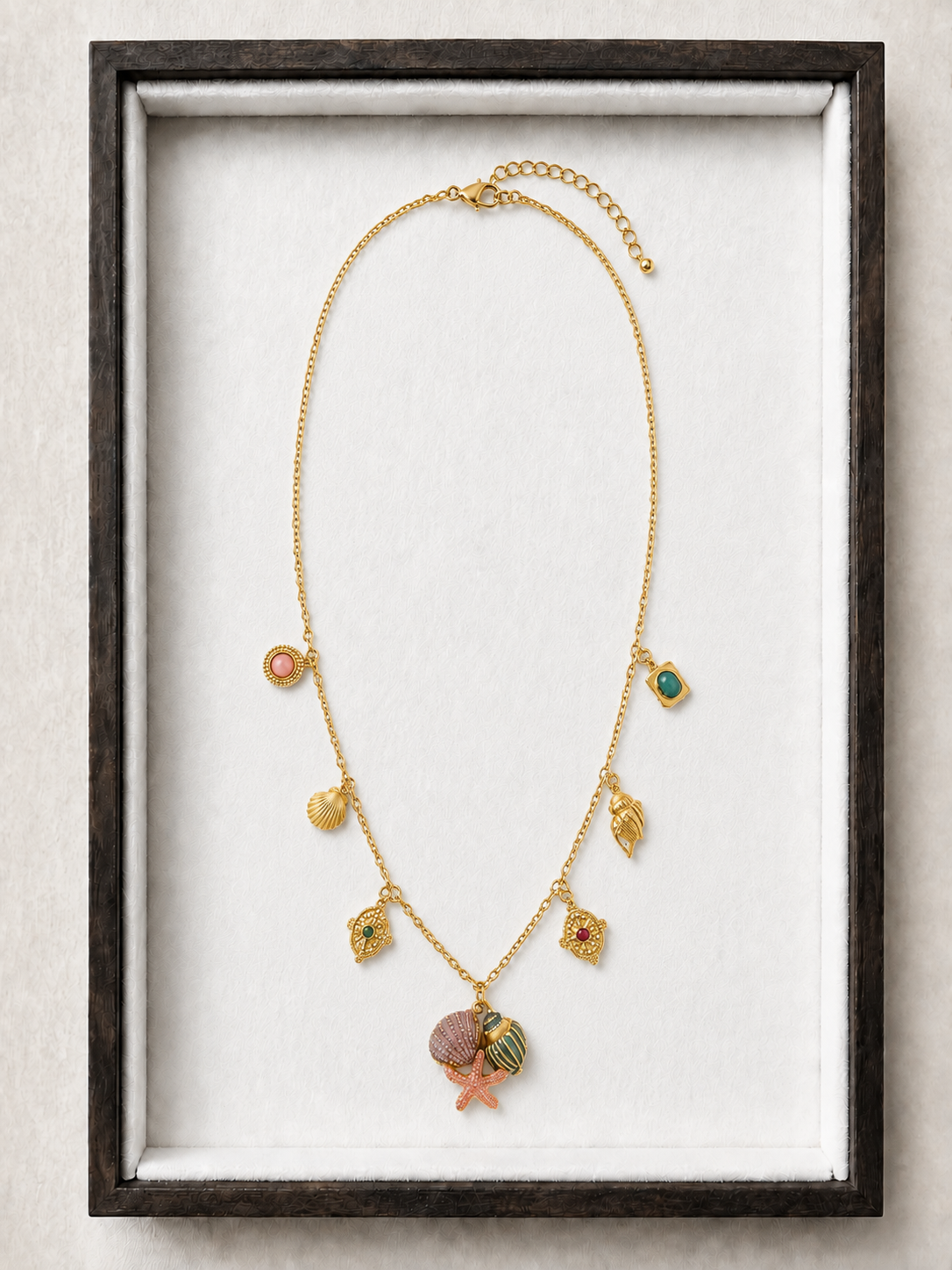 Coraline Charm Necklace
