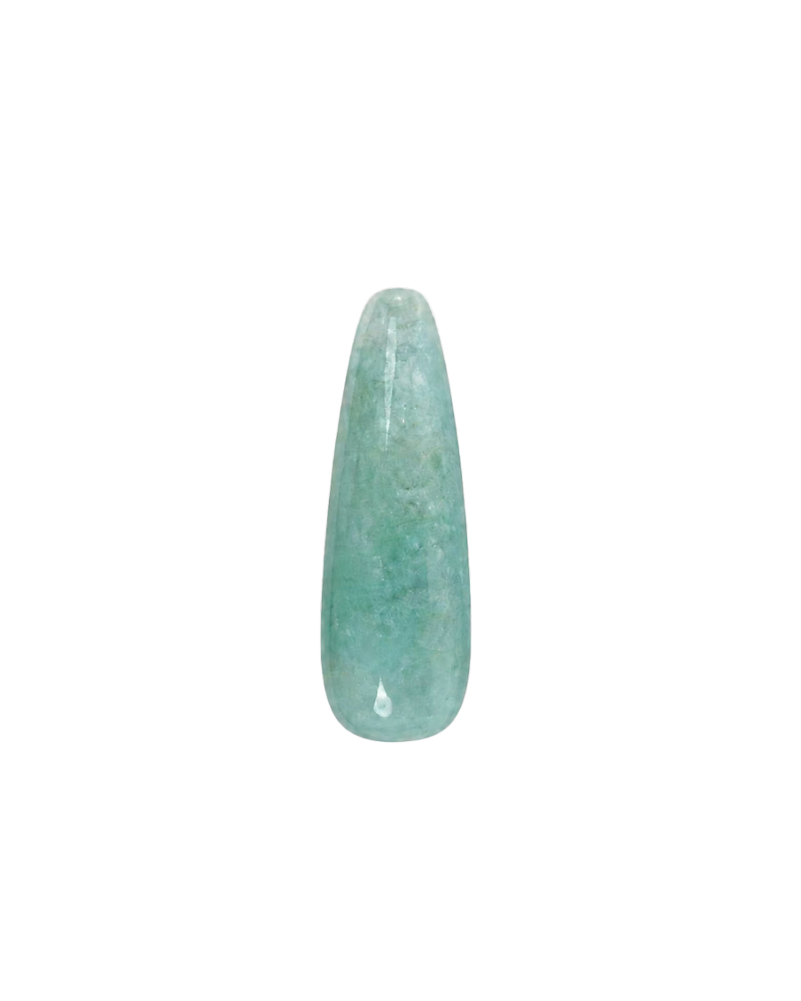 Stone Teardrop Charm - Amazonite natural stone teardrop charm, Her Little Charms