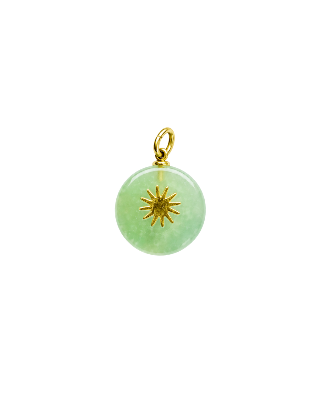 Aventurine Sun Charm