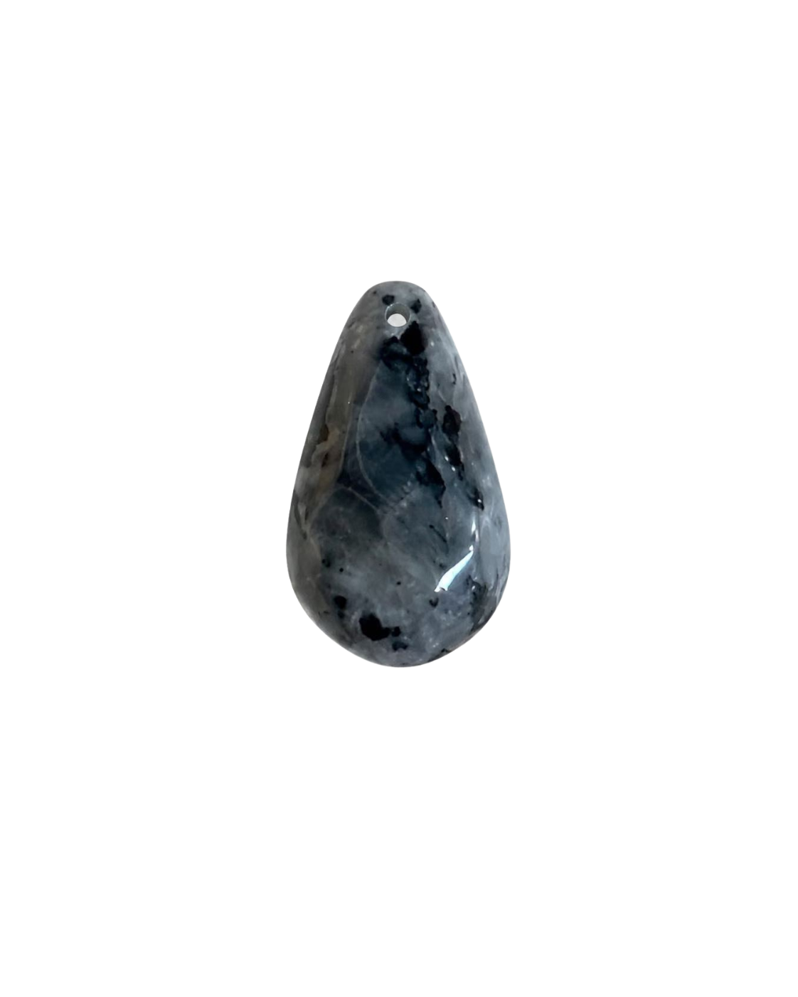 Larvikite Teardrop Charm