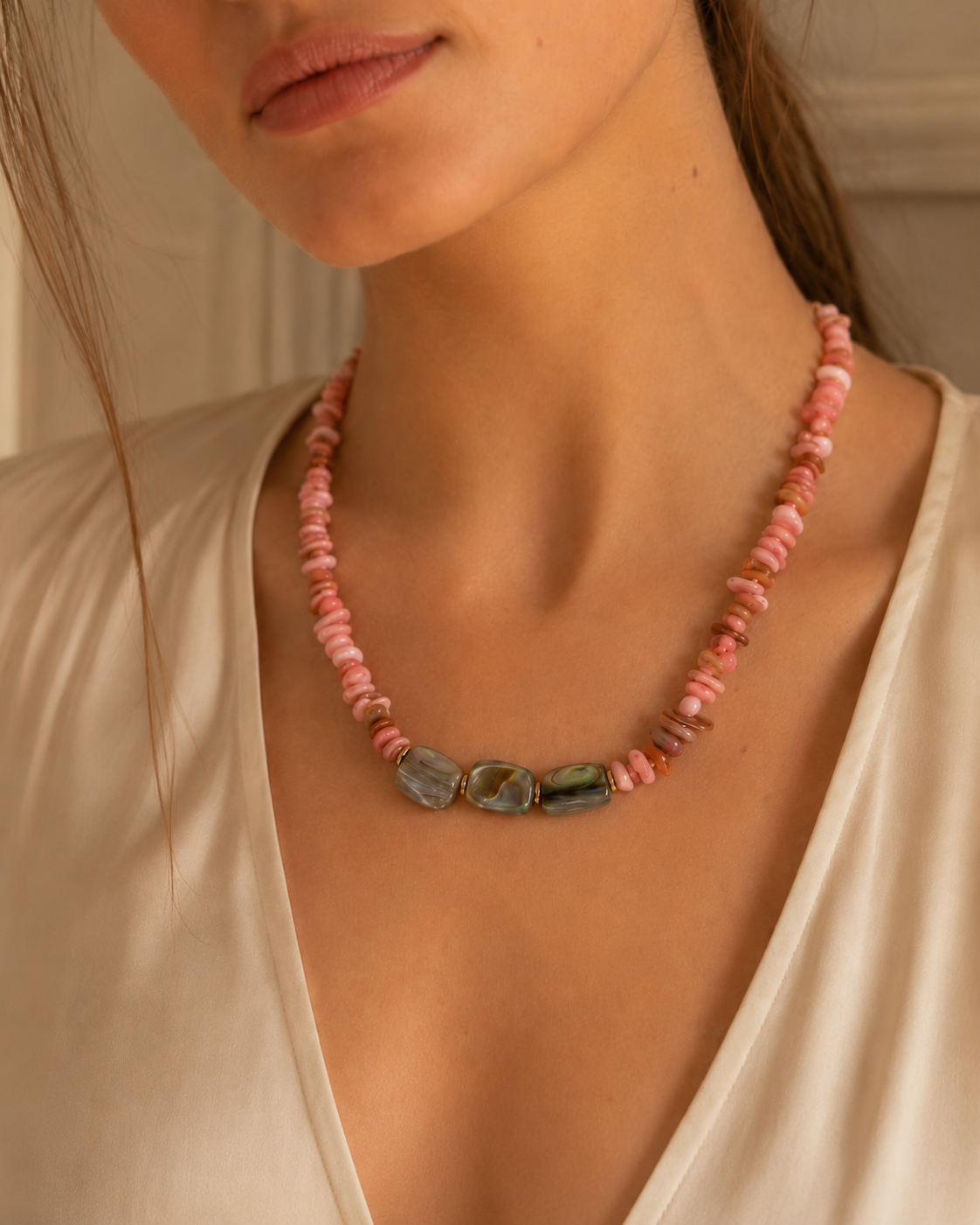 Rosewater Tide Necklace