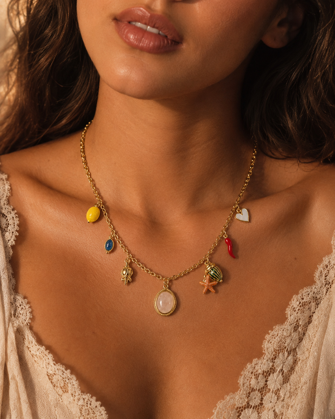 Solène Charm Necklace
