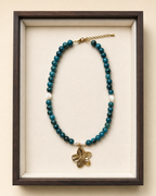 Teal Blossom Necklace