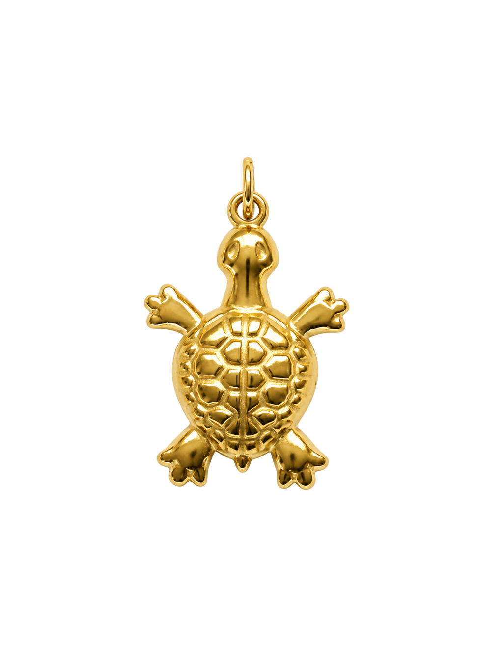 Golden Turtle Charm