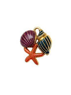 Coastal Charm 18k gold-plated charm for necklaces and bracelets