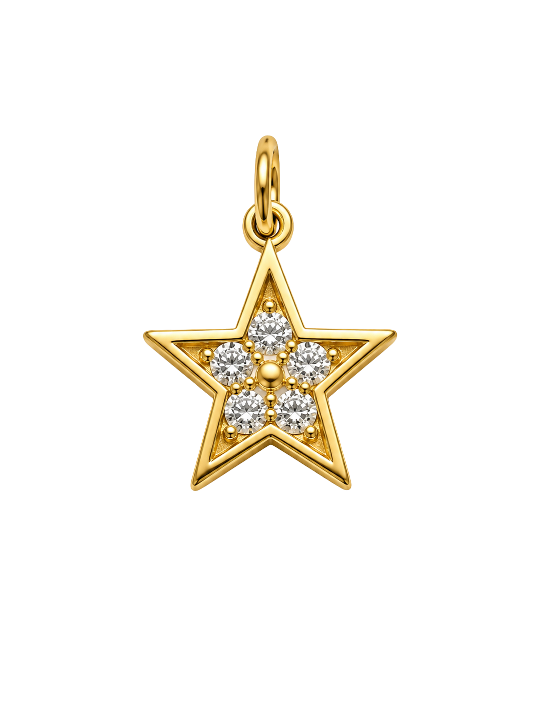 Golden Star Charm