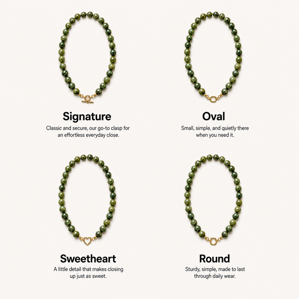 Olive Nephrite Necklace
